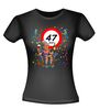 Uniek Verjaardag T-shirt voor Dames Levensgenieter 47 jaar