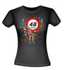 Uniek Verjaardag T-shirt voor Dames Levensgenieter 48 jaar