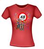 foto 4 Uniek Verjaardag T-shirt voor Dames Levensgenieter 48 jaar