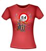 foto 4 Uniek Verjaardag T-shirt voor Dames Levensgenieter 54 jaar