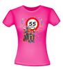 foto 6 Uniek Verjaardag T-shirt voor Dames Levensgenieter 55 jaar