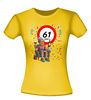 foto 8 Uniek Verjaardag T-shirt voor Dames Levensgenieter 61 jaar