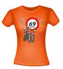 foto 5 Uniek Verjaardag T-shirt voor Dames Levensgenieter 69 jaar