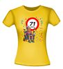 foto 8 Uniek Verjaardag T-shirt voor Dames Levensgenieter 71 jaar