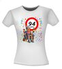 foto 7 Uniek Verjaardag T-shirt voor Dames Levensgenieter 94 jaar