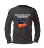 foto 1 Unisex longsleeve druk maken is voor compressors. relax maak je niet druk