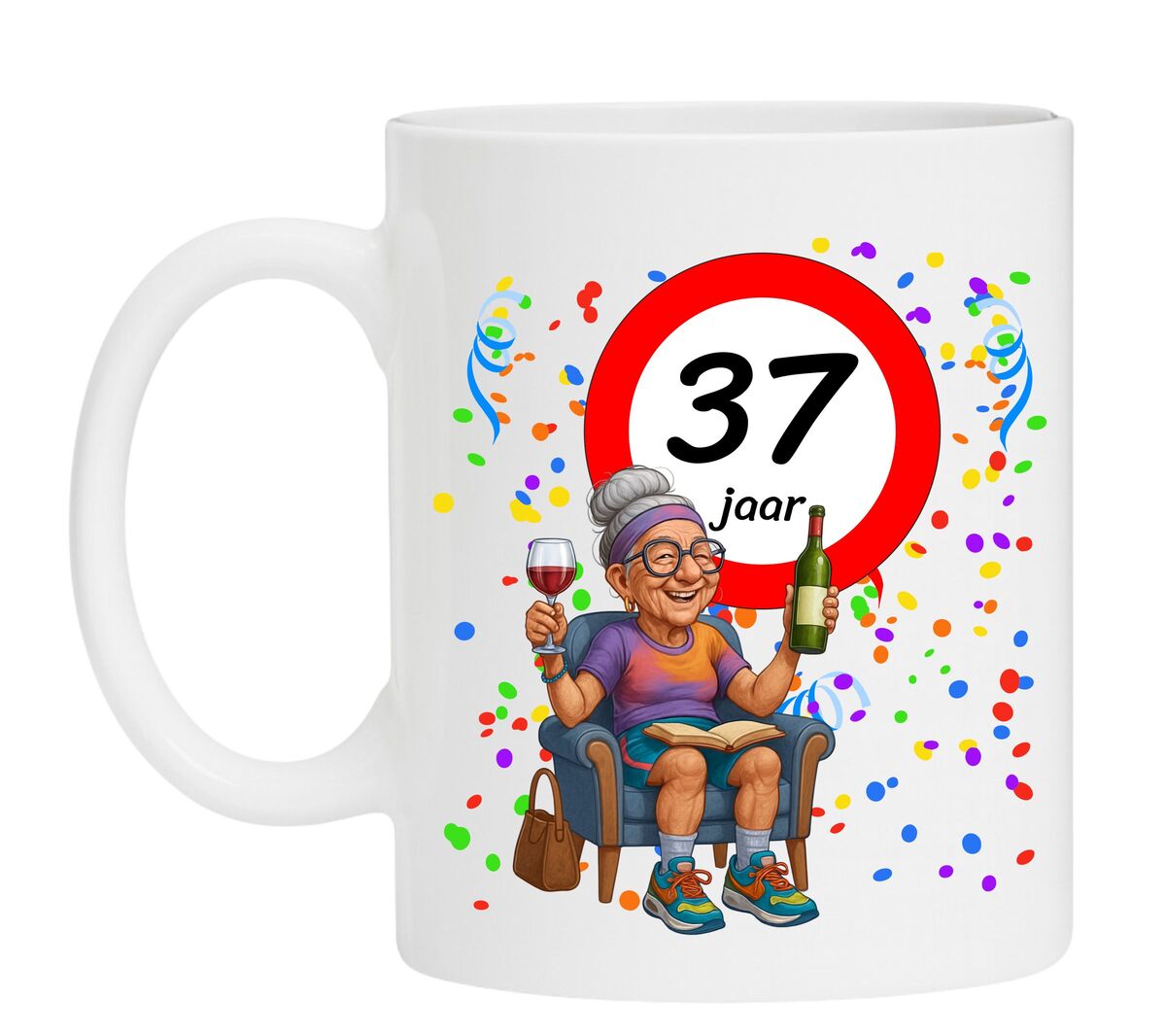 Verjaardagsmok voor Dames - Humor Cadeau - 37 jaar