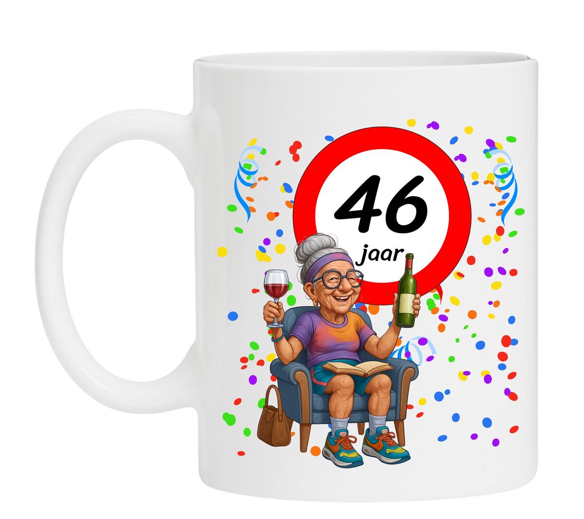 Verjaardagsmok voor Dames - Humor Cadeau - 46 jaar