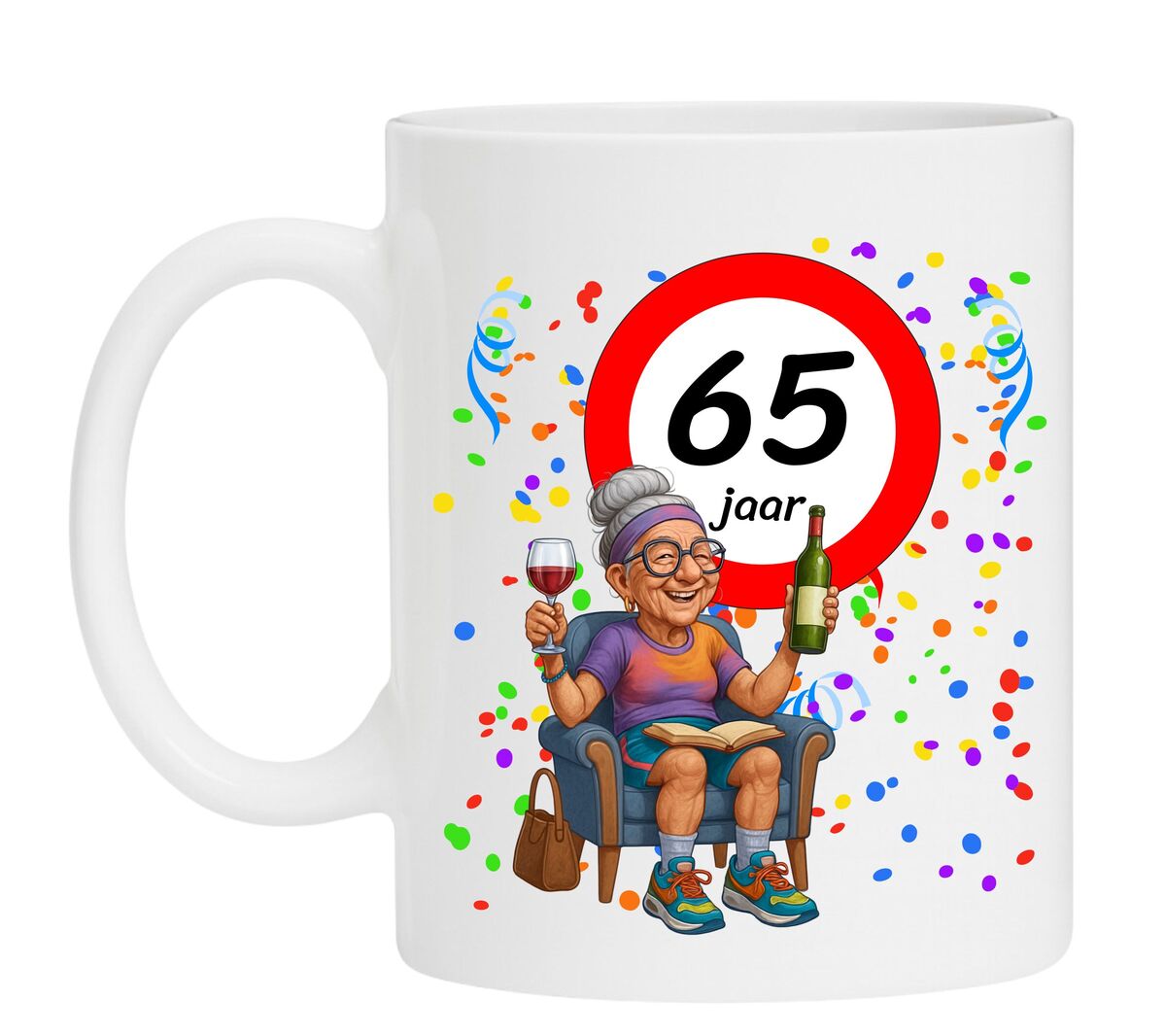 Verjaardagsmok voor Dames - Humor Cadeau - 65 jaar