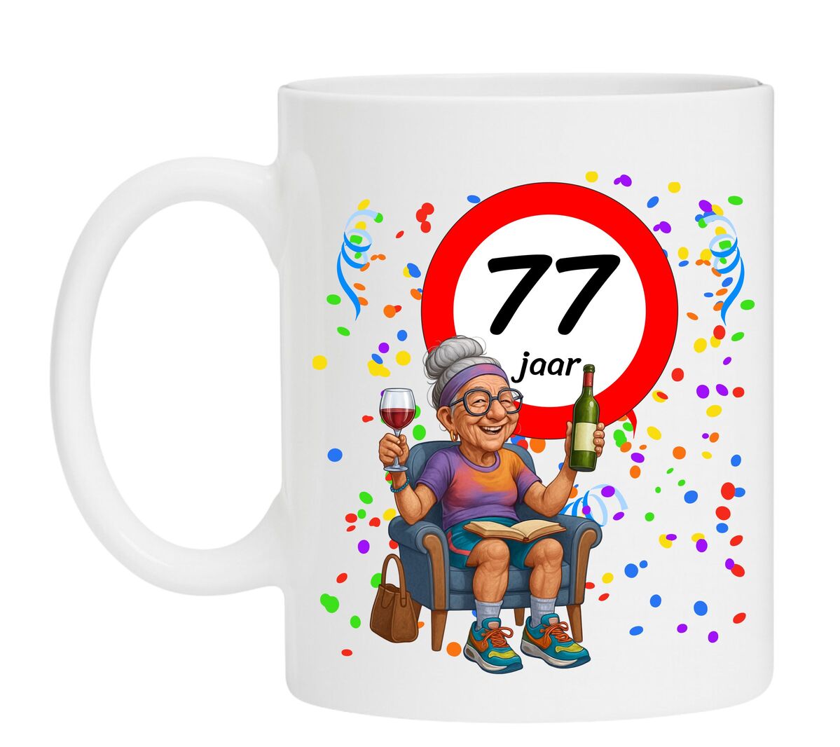 Verjaardagsmok voor Dames - Humor Cadeau - 77 jaar