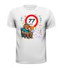 foto 7 Verjaardagsshirt voor heren Humoristisch T-shirt 77 jaar