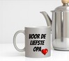 foto 2 Voor de liefste opa sprankelende zilveren mok met hartje