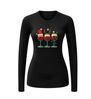 foto 5 Wijn T-shirtje in kerst sfeer longsleeve