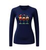 foto 7 Wijn T-shirtje in kerst sfeer longsleeve