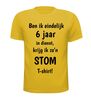 foto 15 Cadeau t-shirt voor 6 Jaar dienstverband  humoristische tekst voor collega of teamlid