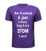 foto 3 Cadeau t-shirt voor 6 Jaar dienstverband  humoristische tekst voor collega of teamlid