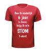 foto 7 Cadeau t-shirt voor 6 Jaar dienstverband  humoristische tekst voor collega of teamlid