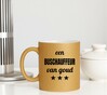 foto 3 Een  gouden glitter mok voor een Buschauffeur van Goud!