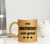 foto 4 Gouden glitter mok! Voor een anesthesist van goud.