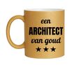 foto 1 Gouden glitter mok! Voor een architect van goud.