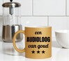 foto 3 Gouden glitter mok! Voor een audioloog van goud.