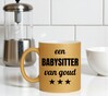 foto 4 Gouden glitter mok! Voor een babysitter van goud.