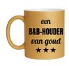 foto 1 Gouden glitter mok! Voor een b&b-houder van goud.