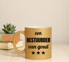 foto 3 Gouden glitter mok! Voor een bestuurder van goud.