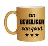 foto 1 Gouden glitter mok! Voor een beveiliger van goud.