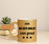 foto 4 Gouden glitter mok! Voor een big data analist van goud.