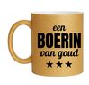 foto 1 Gouden glitter mok! Voor een boerin van goud.