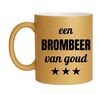 foto 1 Gouden glitter mok! Voor een brombeer van goud.