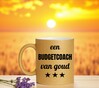 foto 2 Gouden glitter mok! Voor een budgetcoach van goud.