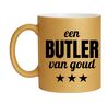 foto 1 Gouden glitter mok! Voor een butler van goud.