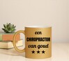 foto 4 Gouden glitter mok! Voor een chiropractor van goud.