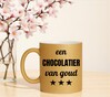 foto 4 Gouden glitter mok! Voor een chocolatier van goud.