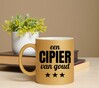 foto 2 Gouden glitter mok! Voor een cipier van goud.