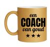 foto 1 Gouden glitter mok! Voor een coach van goud.