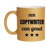 foto 1 Gouden glitter mok! Voor een copywriter van goud.