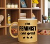 foto 4 Gouden glitter mok! Voor een feminist van goud.