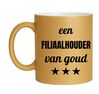 foto 1 Gouden glitter mok! Voor een filiaalhouder van goud.