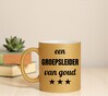 foto 2 Gouden glitter mok! Voor een groepsleider van goud.