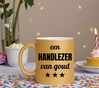 foto 3 Gouden glitter mok! Voor een handlezer van goud.