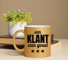 foto 3 Gouden glitter mok! Voor een klant van goud.