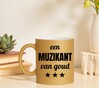 foto 4 Gouden glitter mok! Voor een muzikant van goud.