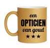 foto 1 Gouden glitter mok! Voor een opticien van goud.