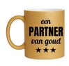 foto 1 Gouden glitter mok! Voor een partner van goud.