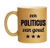 foto 1 Gouden glitter mok! Voor een politicus van goud.