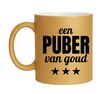 foto 1 Gouden glitter mok! Voor een puber van goud.