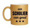 foto 1 Gouden glitter mok! Voor een scholier van goud.